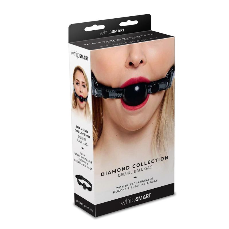 Whip Smart Diamond Deluxe Ball Gag