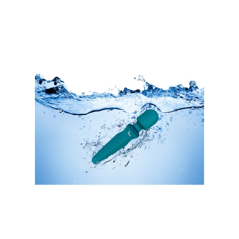 Viben Fierce Rechargeable Wand Massager Ocean - Aqua