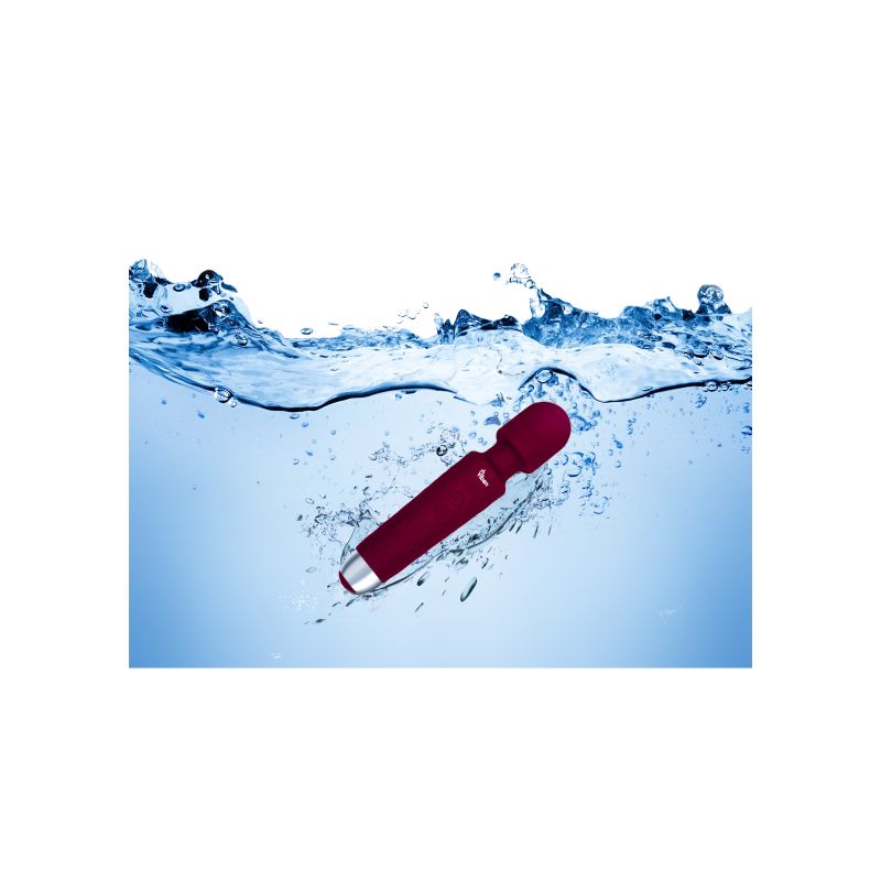 Viben Tempest Rechargeable Wand Massager Ruby - Burgundy