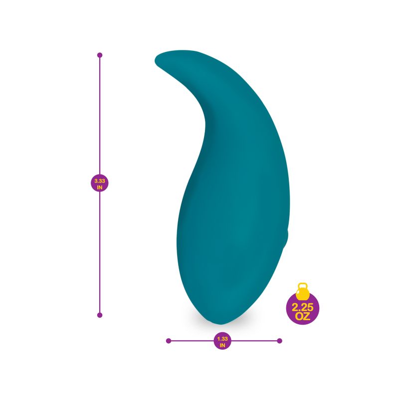 Viben Elated Pinpoint Rechargeable Vibe Ocean - Aqua