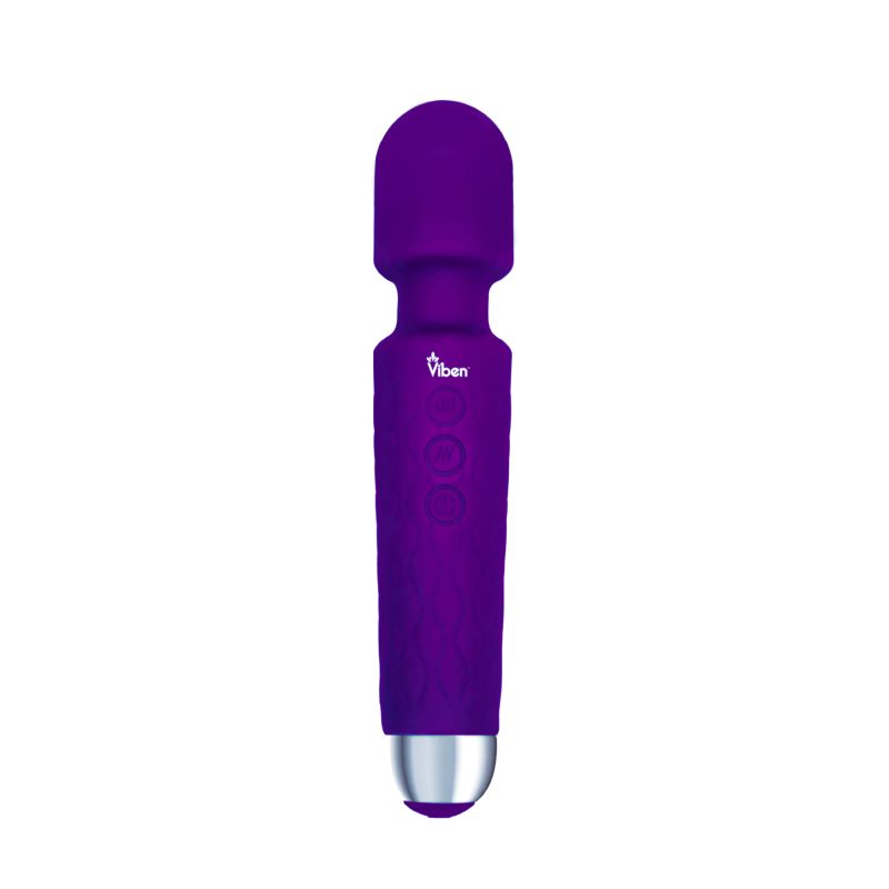 Viben Tempest Travel Wand Massager Violet - Violet