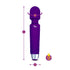 Viben Tempest Travel Wand Massager Violet - Violet