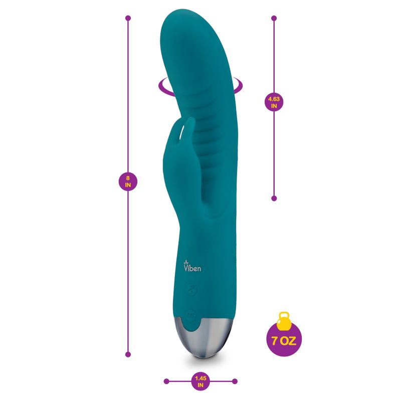 Viben Alluring Come Hither Rabbit Vibe Ocean - Aqua