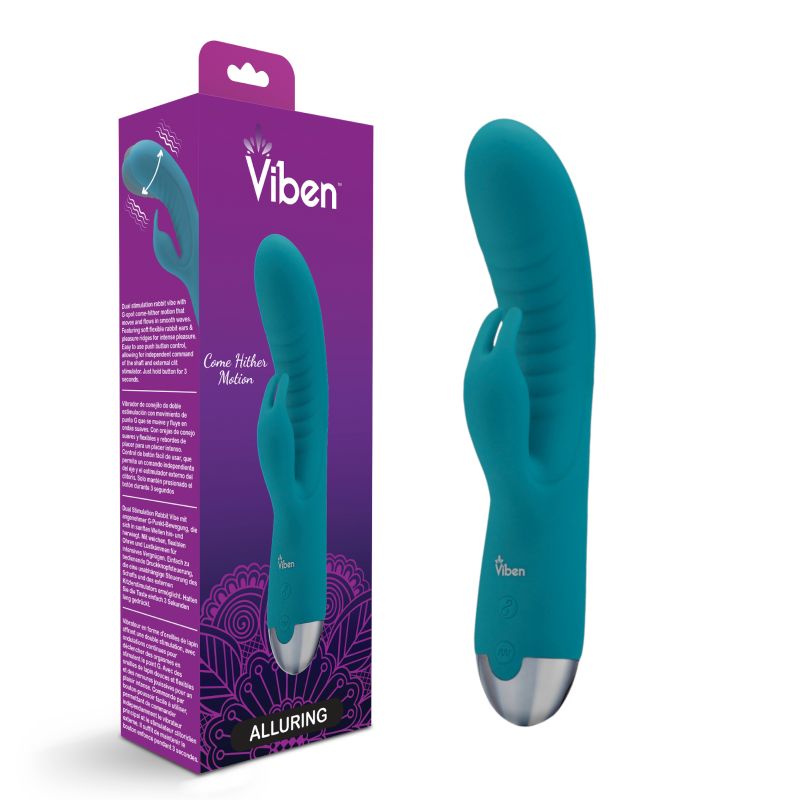Viben Alluring Come Hither Rabbit Vibe Ocean - Aqua