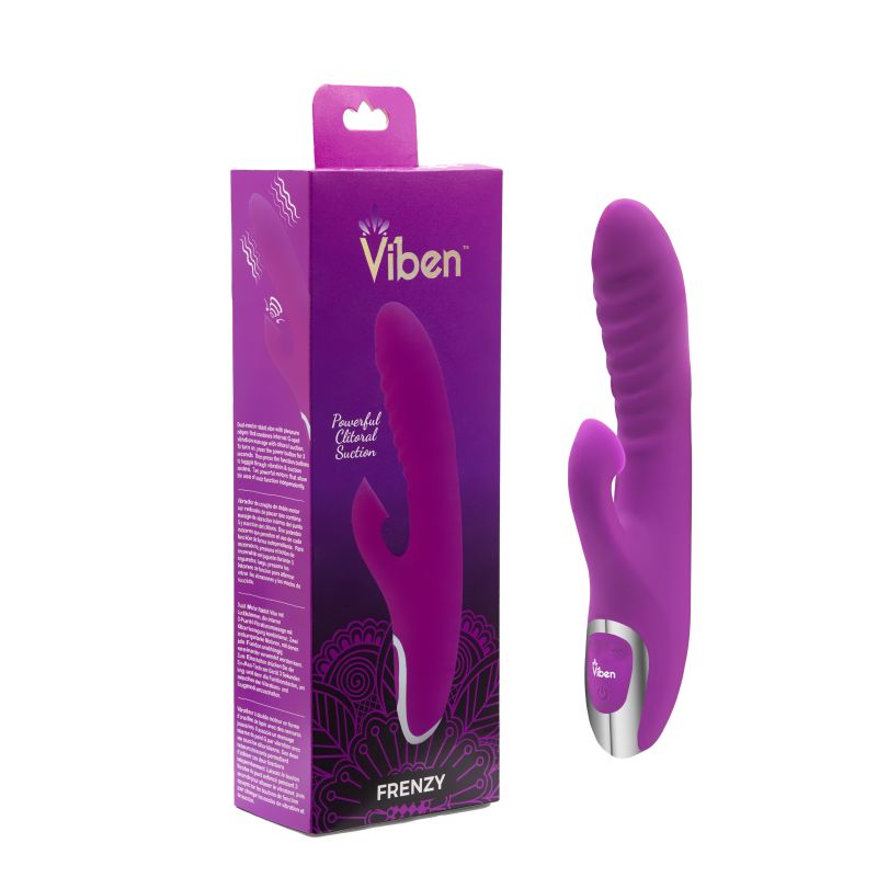 Viben Frenzy Suction Rabbit Vibe Berry - Purple