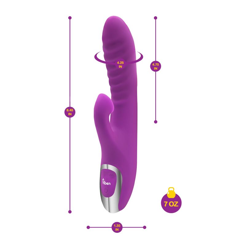 Viben Frenzy Suction Rabbit Vibe Berry - Purple
