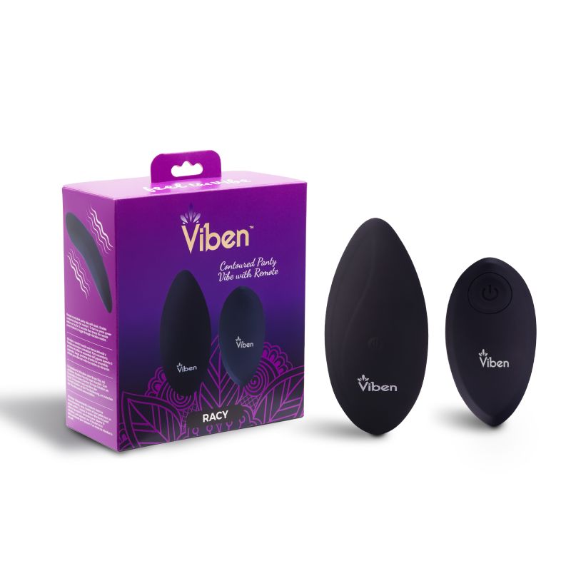 Viben Racy Multi Function Panty Vibe w Remote - Black