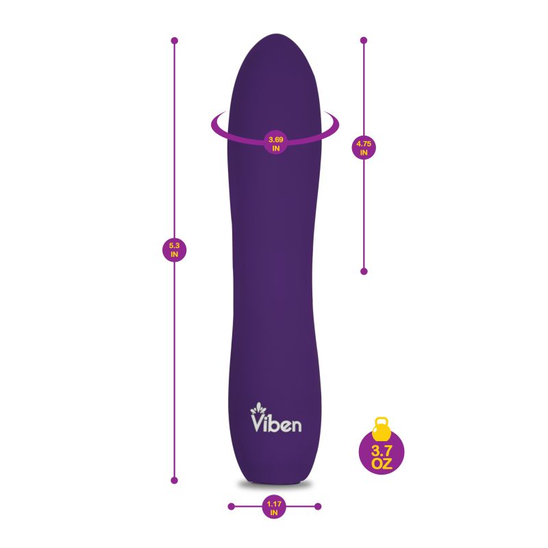 Viben Vivacious Rumble Motor Rechargeable Bullet Violet - Violet