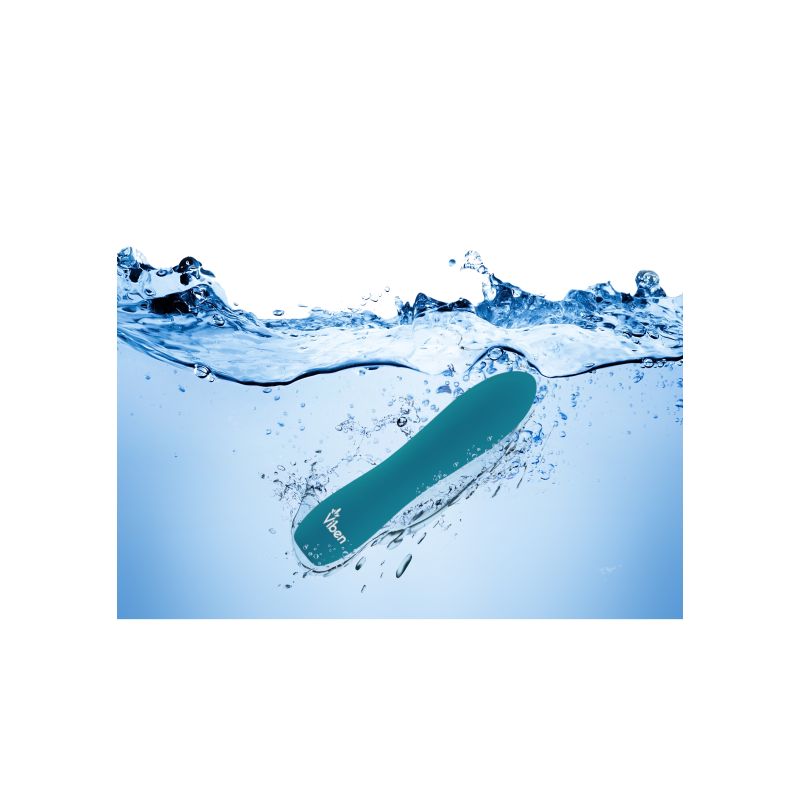Viben Vivacious Rumble Motor Rechargeable Bullet Ocean - Aqua