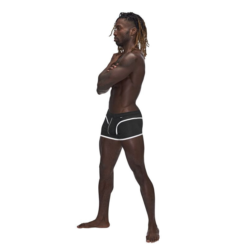 Male Power Sport Mesh Mini Short