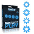 Lumino Play Penis Rings 4 Pc - Blue