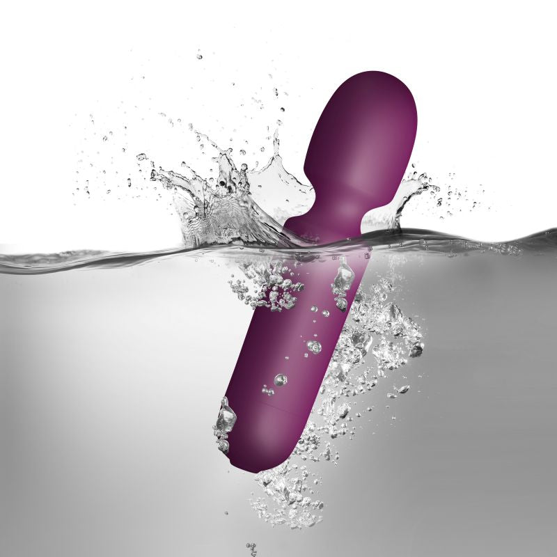 SugarBoo Playful Passion Wand Vibe Burgundy - Burgundy