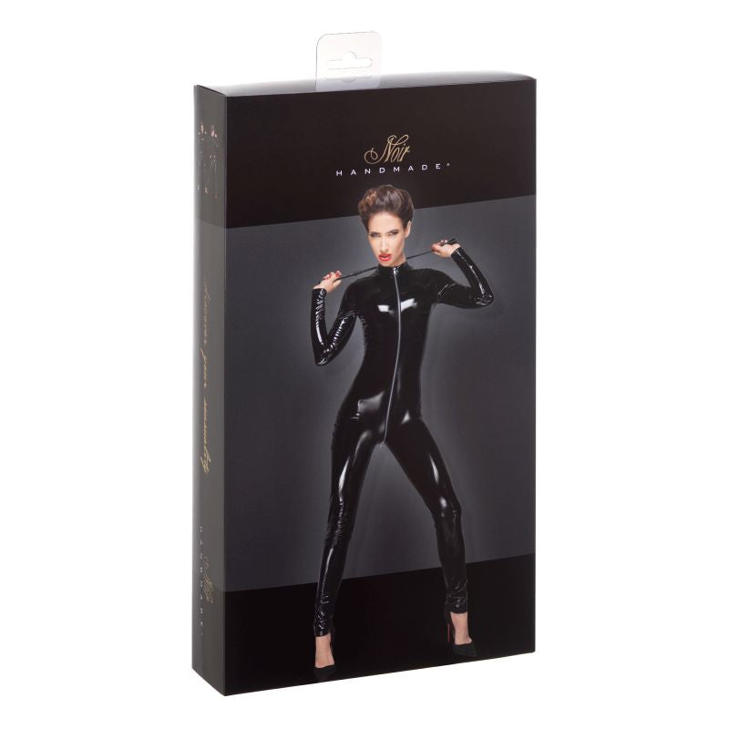 PVC Overall With 3 Way Zipper - Black
