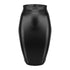 Power Wetlook Pencil Skirt w Long Zipper - Black