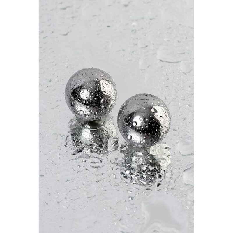 Silver Metal 2 Pc Vaginal Balls 25mm - Silver