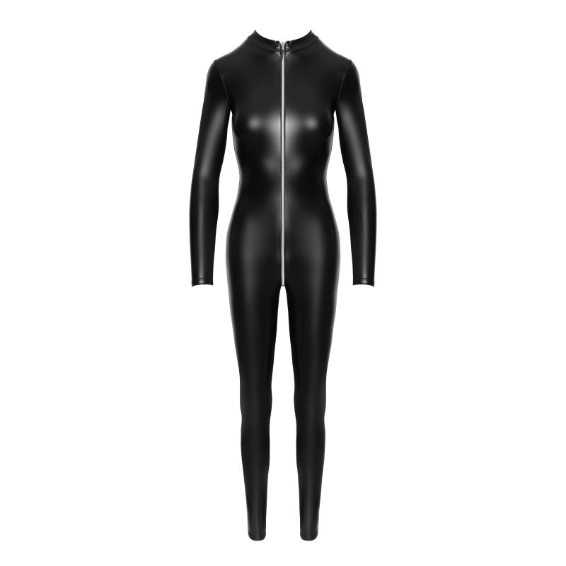 Power Wetlook Catsuit w Front Zipper