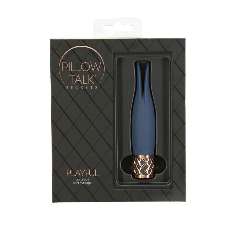 Pillow Talk Secrets Playful Massager - Blue
