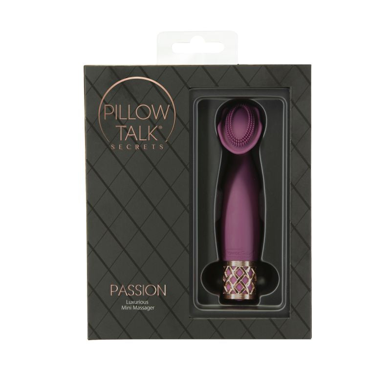 Pillow Talk Secrets Passion Massager - Burgundy