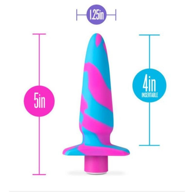Avant Vibrotize Silicone Mini Anal Vibe Fuchsia - Pink