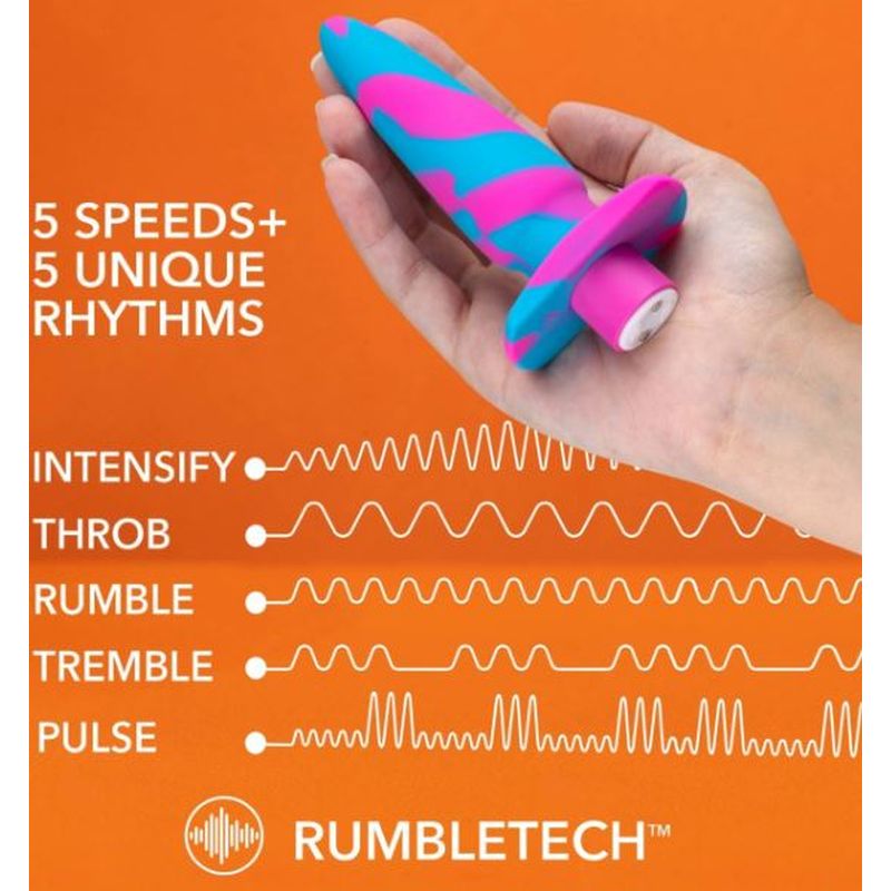 Avant Vibrotize Silicone Mini Anal Vibe Fuchsia - Pink