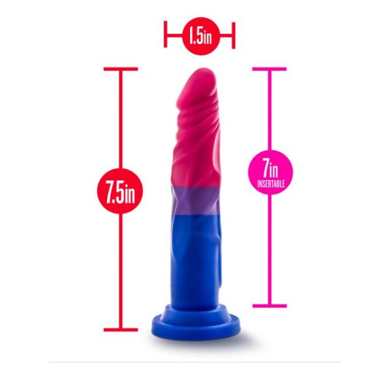 Avant Pride P8 Silicone Dildo  - Fuchsia