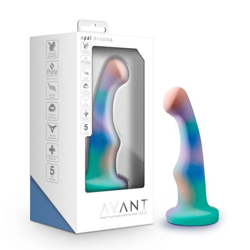 Avant Opal Dreams Aqua Silicone Dildo  - Aqua