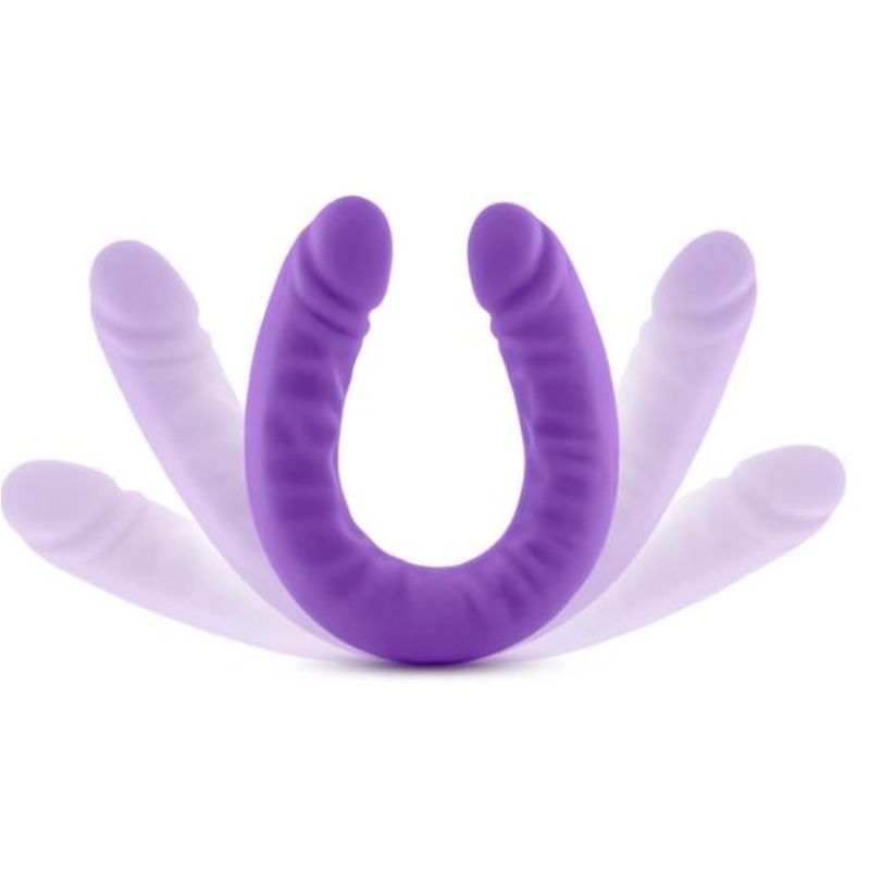 Ruse Silicone Slim 18in Purple Double Dong 