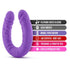 Ruse Silicone Slim 18in Purple Double Dong 