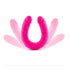 Ruse Silicone Slim 18in Hot Pink Double Dong 