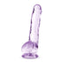 Naturally Yours 8" Crystaline Dildo Amethyst - Purple