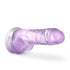 Naturally Yours 8" Crystaline Dildo Amethyst - Purple