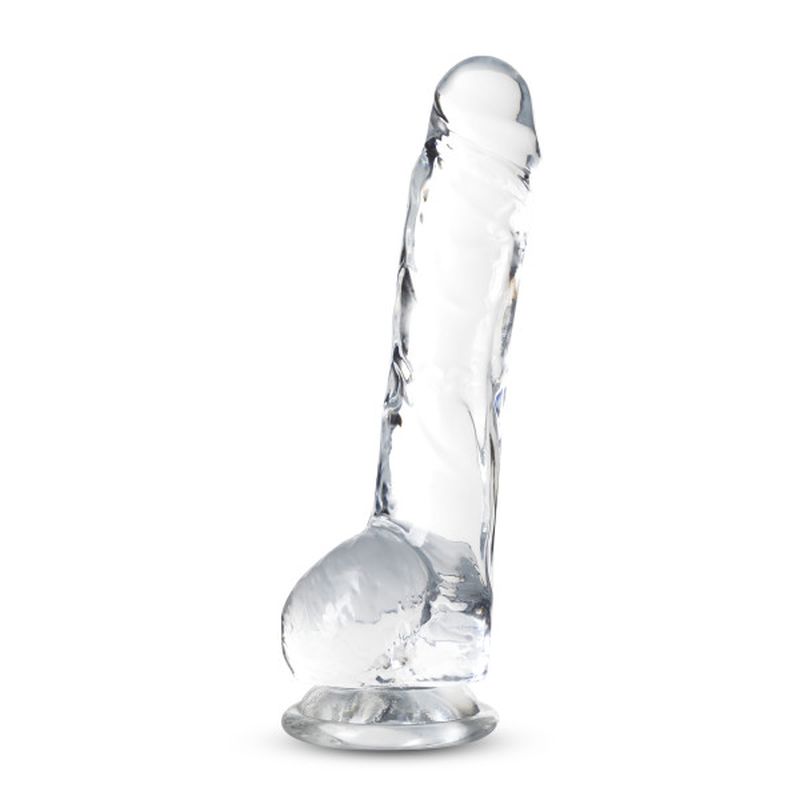 Naturally Yours 8" Crystaline Dildo Diamond - Clear