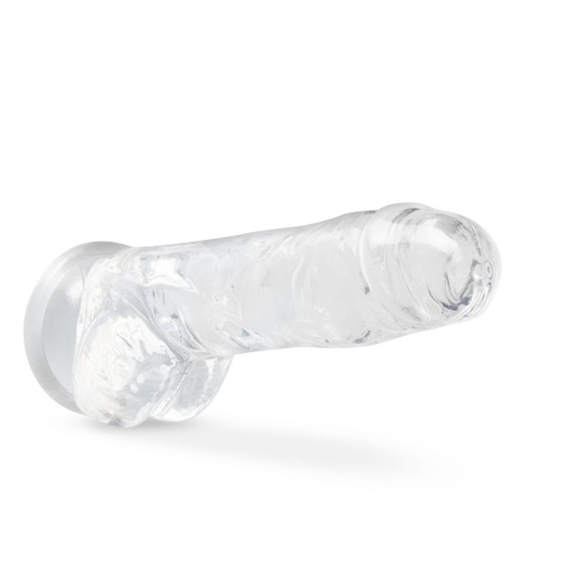 Naturally Yours 8" Crystaline Dildo Diamond - Clear