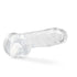 Naturally Yours 8" Crystaline Dildo Diamond - Clear