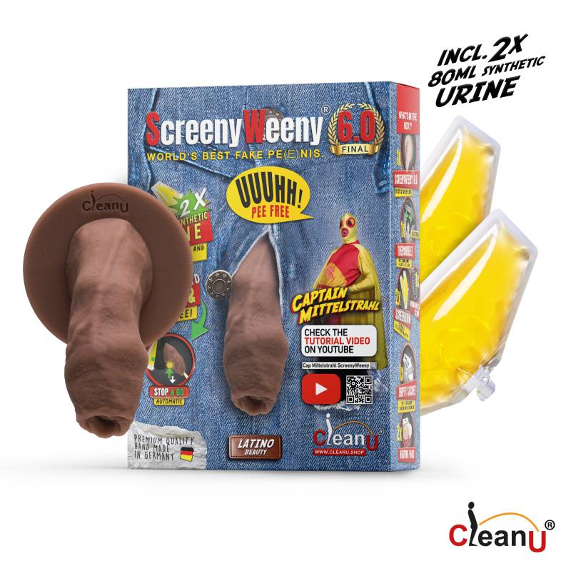 Screeny Weeny 6.0 Uncut Latino Brown