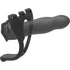 Be Ready 4 Pc Hollow Silicone Strap-On Set  - Black