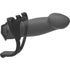 Be Ready 4 Pc Hollow Silicone Strap-On Set  - Black