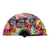 Flutter By Butterfly Blacklight Folding Fan