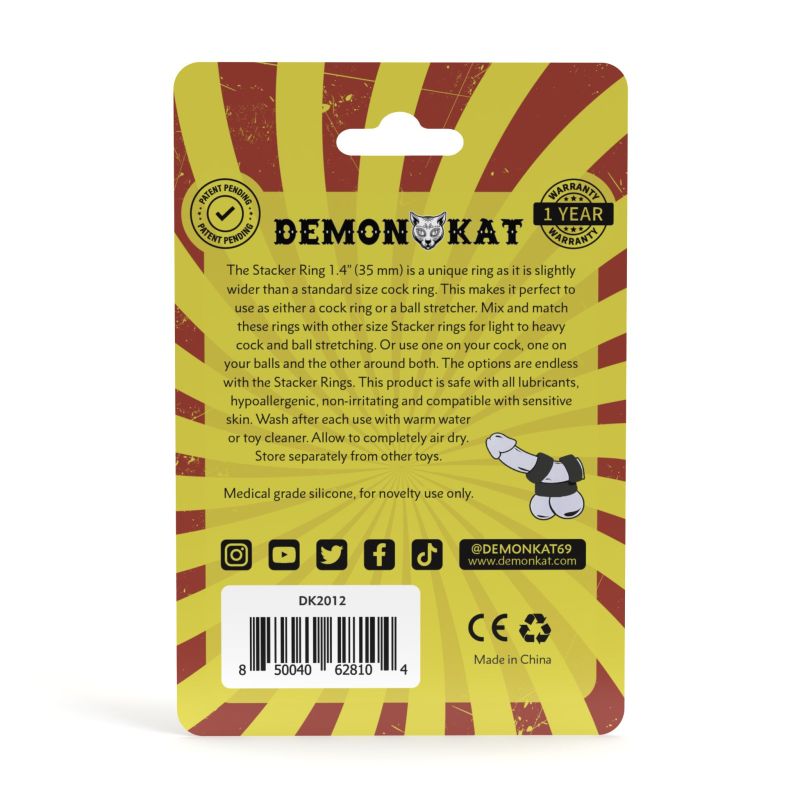 Stacker Ring 1.4in 35mm - Black