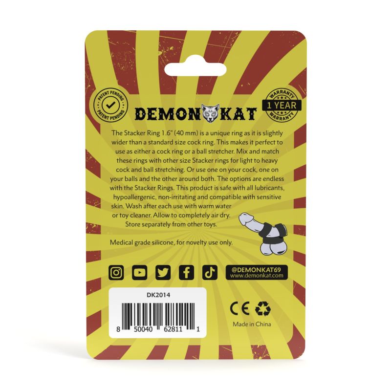 Stacker Ring 1.6in 40mm  - Black