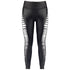 Stretch Wetlook Cut Out Leggings