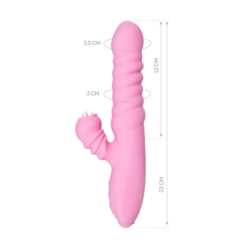 JOS Lixy Heating and Rotating Petal Tickler  - Pink