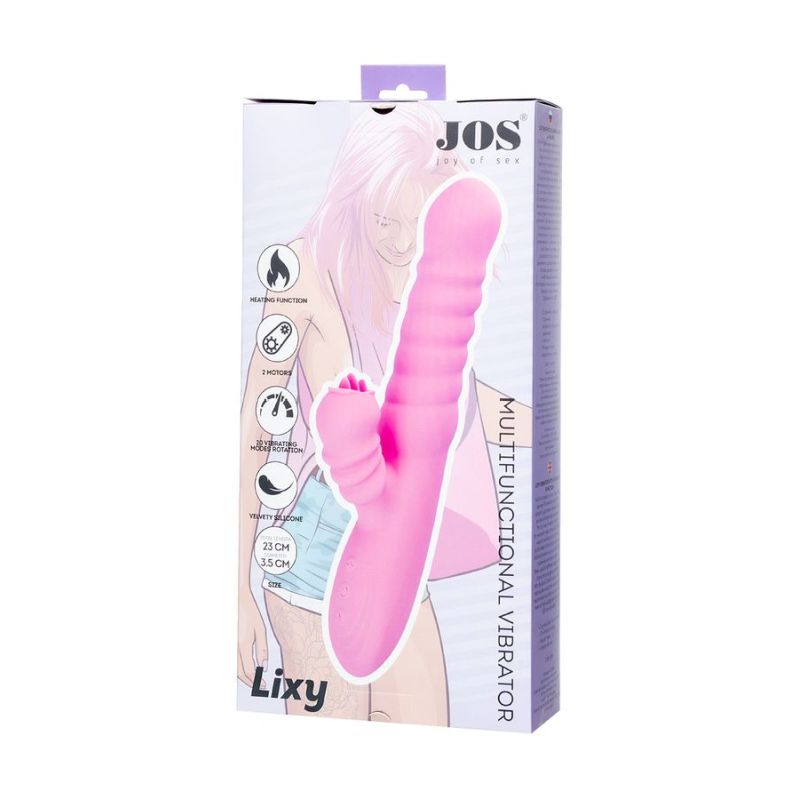 JOS Lixy Heating and Rotating Petal Tickler  - Pink