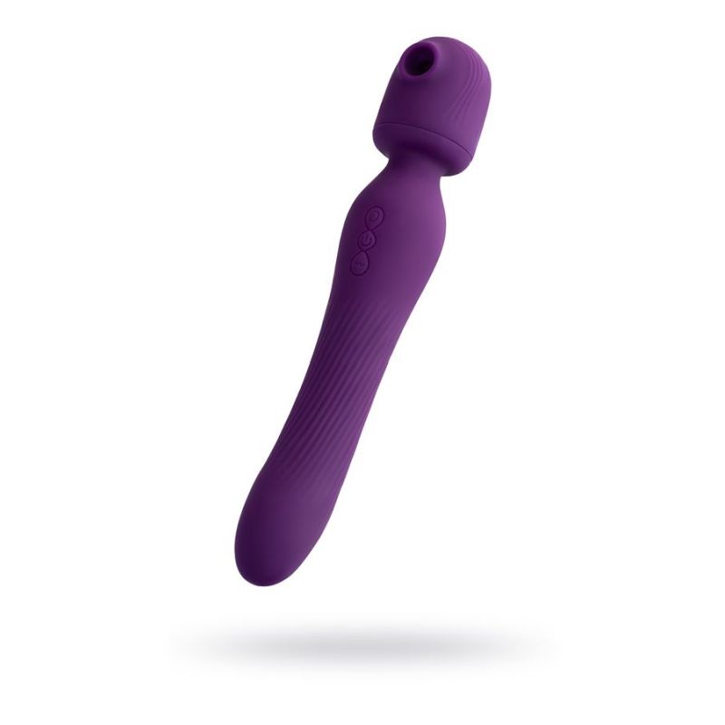 JOS Kisom 2 In 1 Wand Stimulator  - Violet