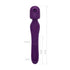 JOS Kisom 2 In 1 Wand Stimulator  - Violet