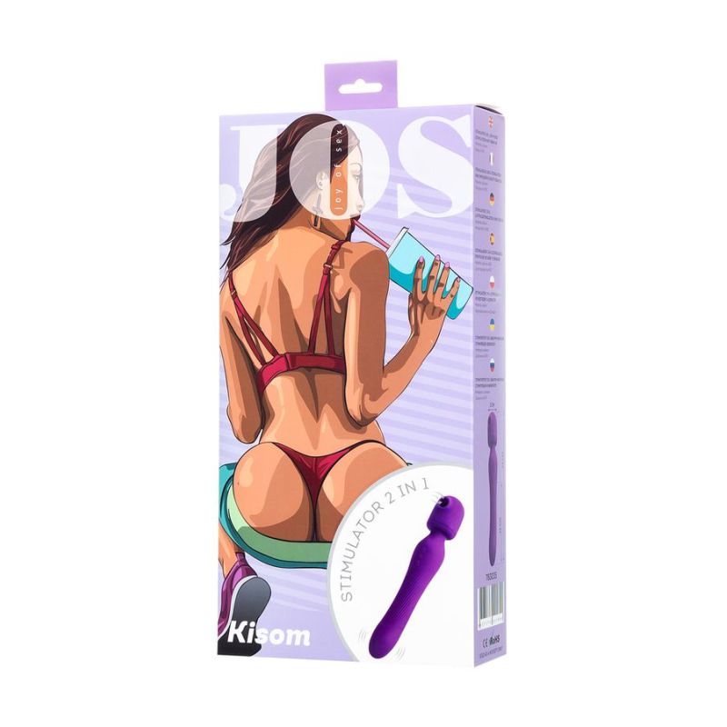 JOS Kisom 2 In 1 Wand Stimulator  - Violet