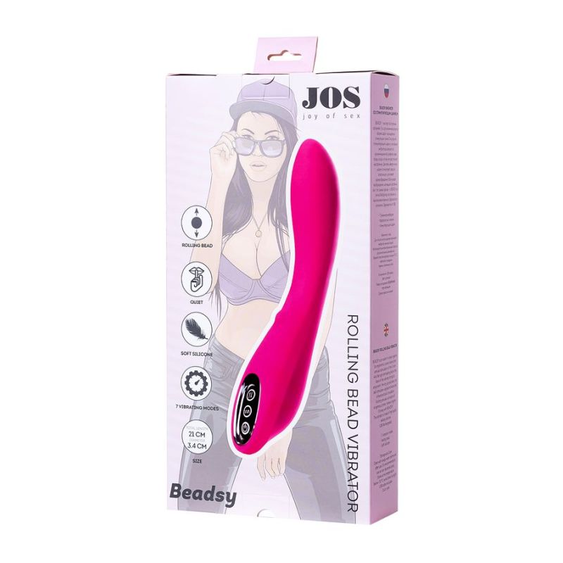 JOS Beadsy Rolling Bead Vibrator  - Pink