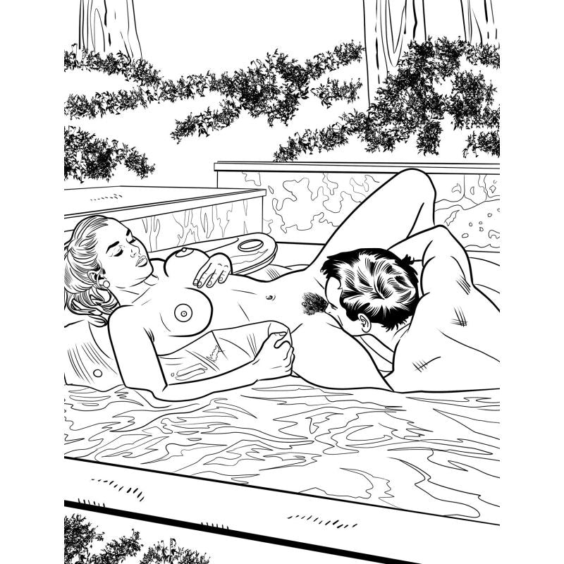 Oral Sex Colouring Book 