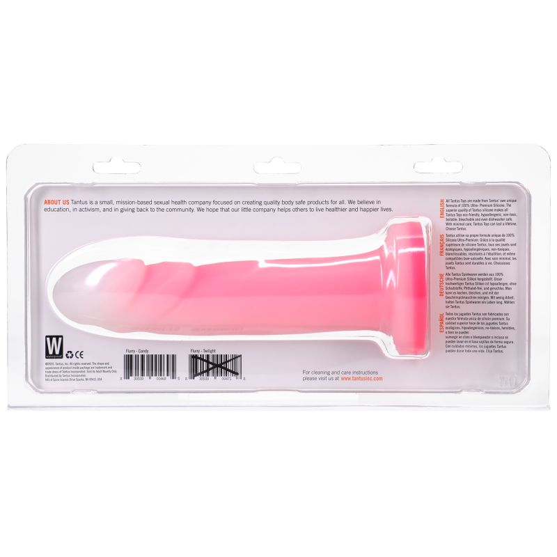 Flurry Dual Density Dildo Rose Quartz - Pink