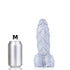Fetishique Liquid Silicone Dildo Medium - Silver